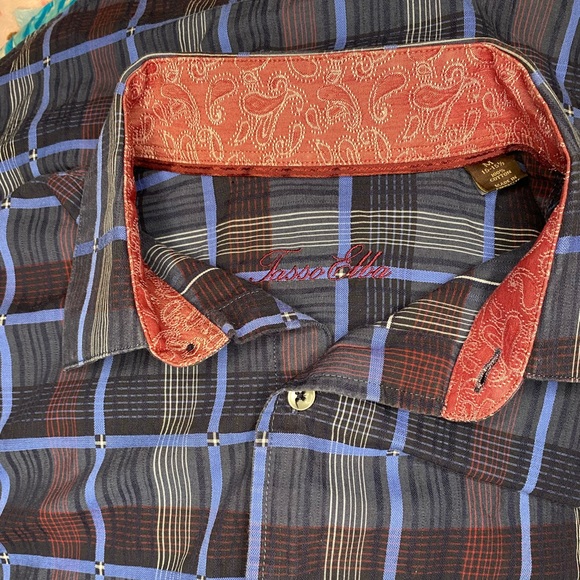 Tasso Elba Brand LS Button Down Men’s Shirt - Picture 6 of 16